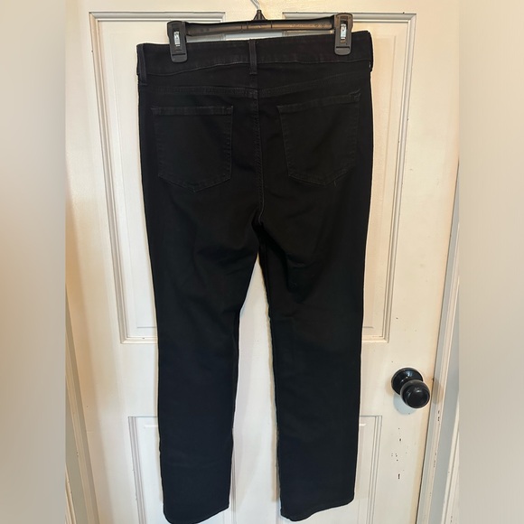 NYDJ Not Your Daughters Jeans Size 8P Black Marilyn Straight Jeans Stretchy - Picture 7 of 16